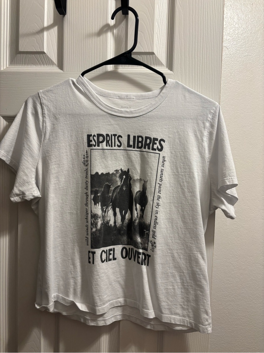 White Graphic Tee